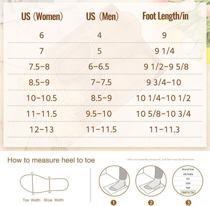 Memory Foam Slippers for Women Men Cozy Warm House Shoes Indoor and Outdoor